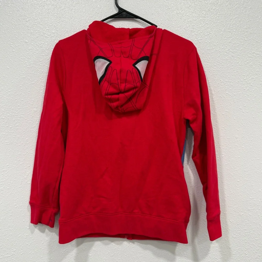 Marvel Spider-Man Far From Home Kids‎ Zip Up Hoodie Red Blue XL 14-16